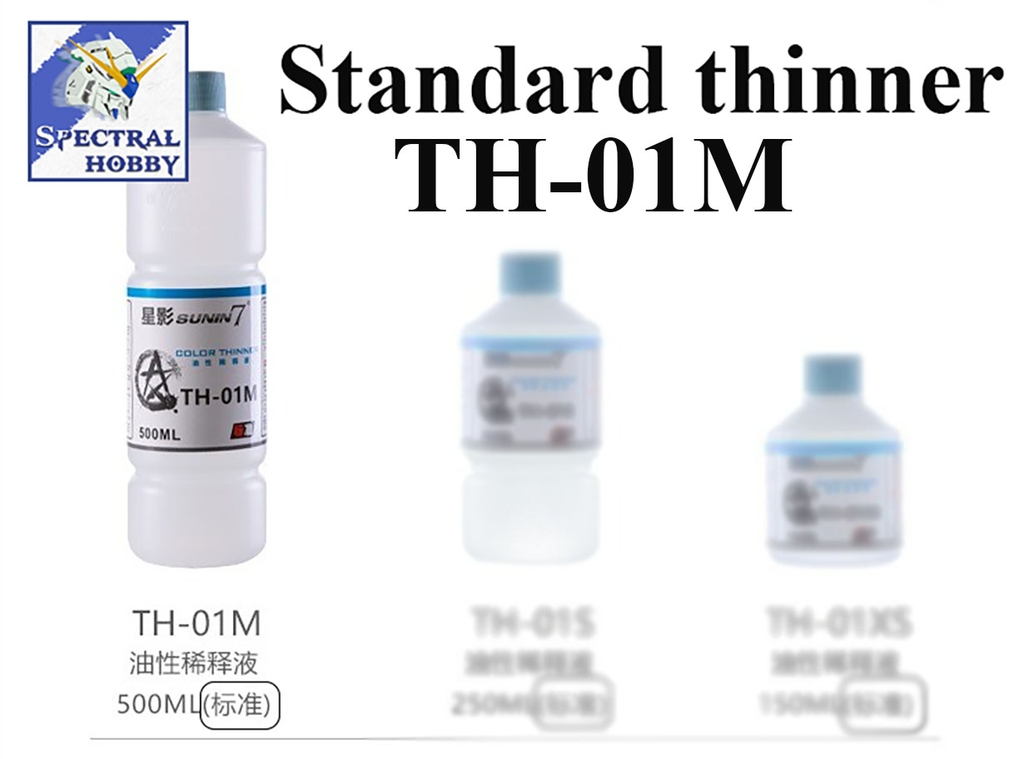 Dung môi pha sơn Sunin Thinner Standard TH01 Metallic TH09 Leveling color lacquer paint