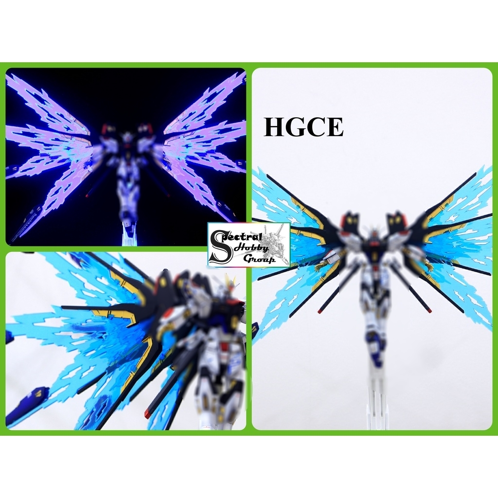 Phụ kiện mô hình nhựa hiệu ứng Light Wing Effect cho HG RG MG HGCE Strike freedom