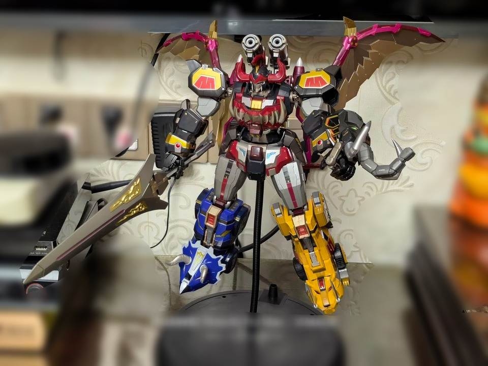 Mô hình G-01 Mighty Morphin Power Rangers Dino Megazord Daizyujin metal alloy model