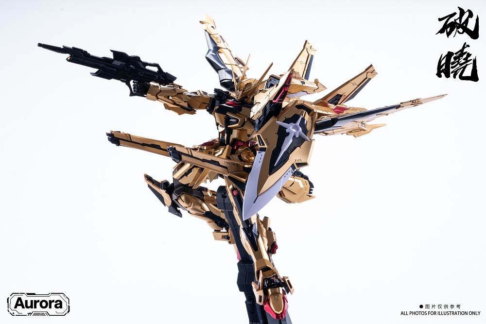 Mô hình lắp ráp MG 1/100 Oowashi Shiranui Akatsuki Gundam ORB-01 Metal frame Aurora model