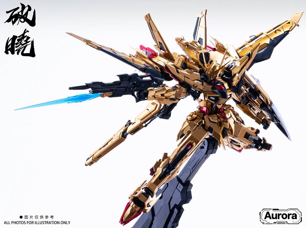 Mô hình lắp ráp MG 1/100 Oowashi Shiranui Akatsuki Gundam ORB-01 Metal frame Aurora model