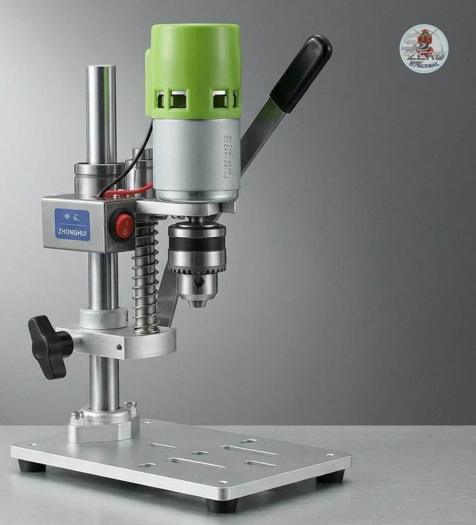Máy khoan dọc JM802-775 v2 để bàn Table Mini Drill Press Wood Drilling PCB Punching
