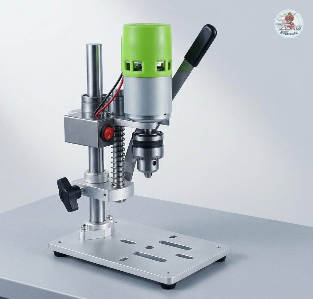 Máy khoan dọc JM802-775 v2 để bàn Table Mini Drill Press Wood Drilling PCB Punching