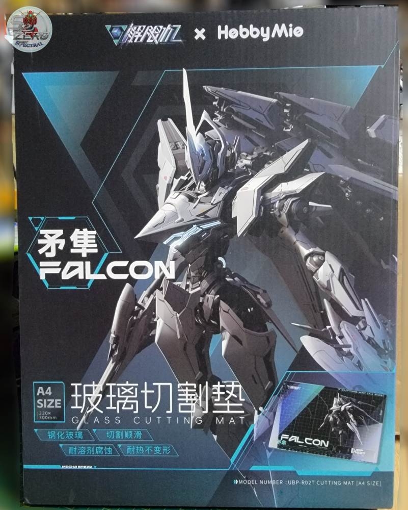 Bảng cắt mô hình kính cường lực A4 Glass Cutting Mat Hobby Mio x Mecha break Falcon