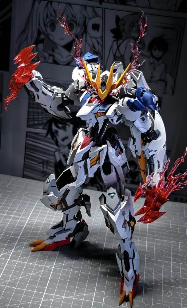 Mô hình lắp ráp 1/100 Barbatos Lupus Rex metal frame Wolf model
