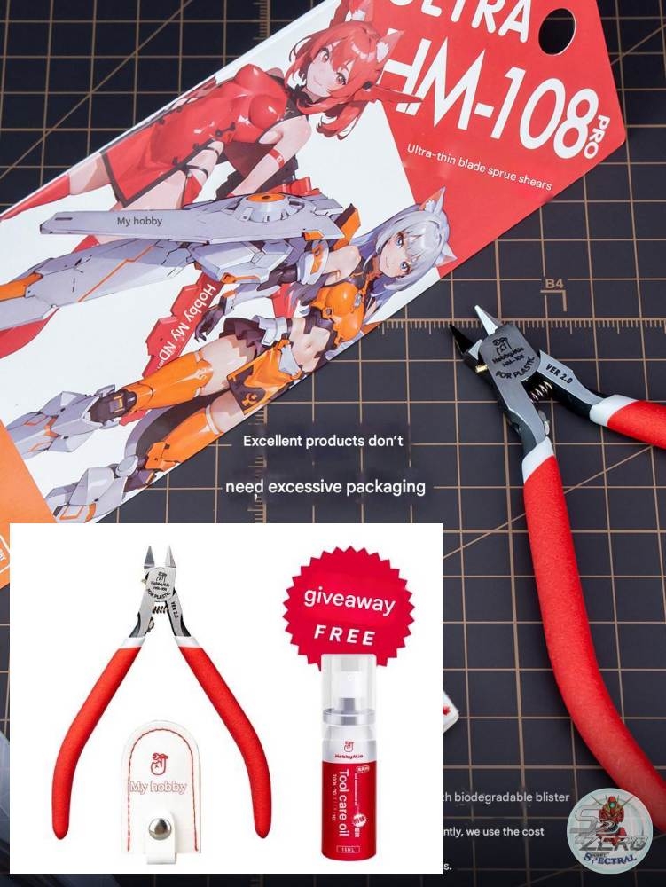 Kìm cắt mô hình HOBBY MIO HM108 Pro 2.0 Ultra Thin Blade Nipper plastic