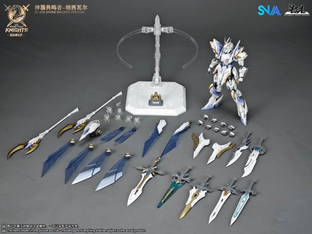 Mô hình lắp ráp Divine Invoker Percival SC009 BE 1/144 SNAA model Round Table Knights