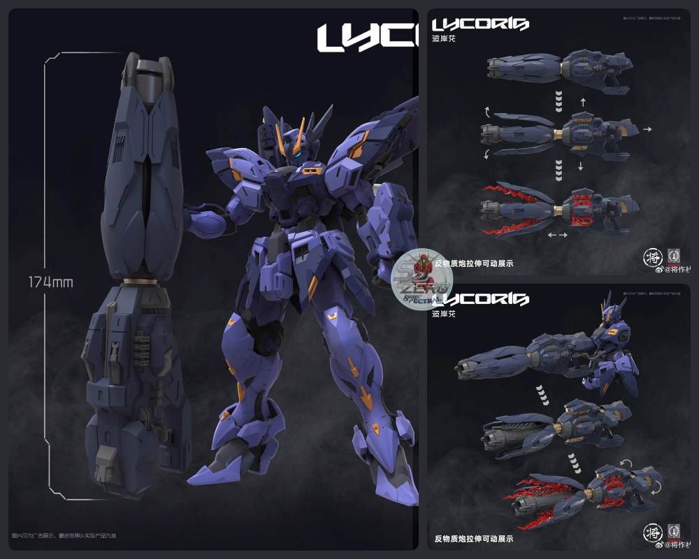 Mô hình lắp ráp MG 1/100 LYCORIS Huckebein Jiang Zuo She & Caesar Works