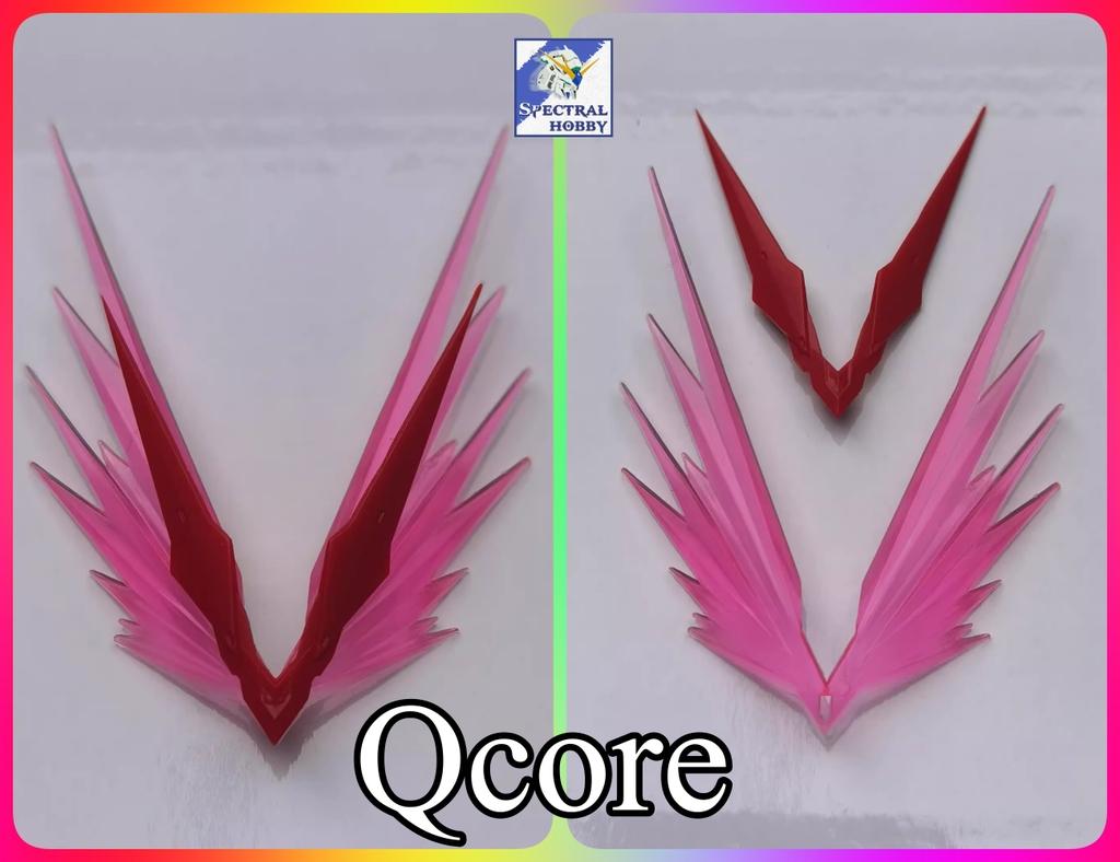 Phụ kiện mô hình Sừng PG MG RG HG Astray Red Blue Head V-fin Antenna Quantum Core