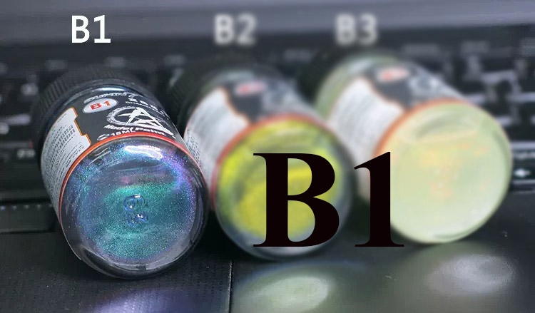 Sơn mô hình Sunin cao cấp đổi màu paitn Chameleon B1 B2 B3 shift color lacquer