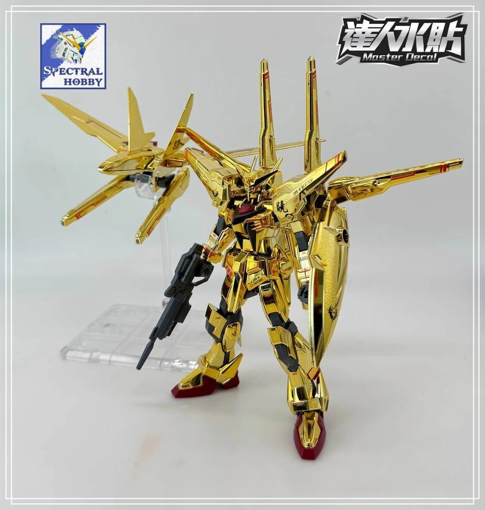 Decal nước dán mô hình AKATSUKI gundam MG RG HG các loại water sticker