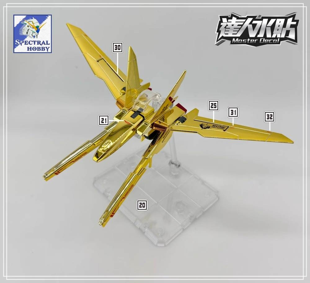 Decal nước dán mô hình AKATSUKI gundam MG RG HG các loại water sticker