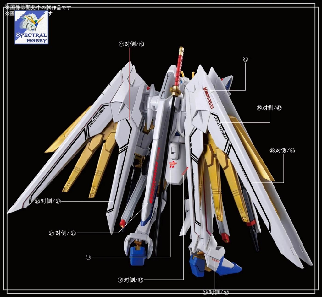 Decal nước dán mô hình Might Strike Freedom gundam MG HG các loại water sticker