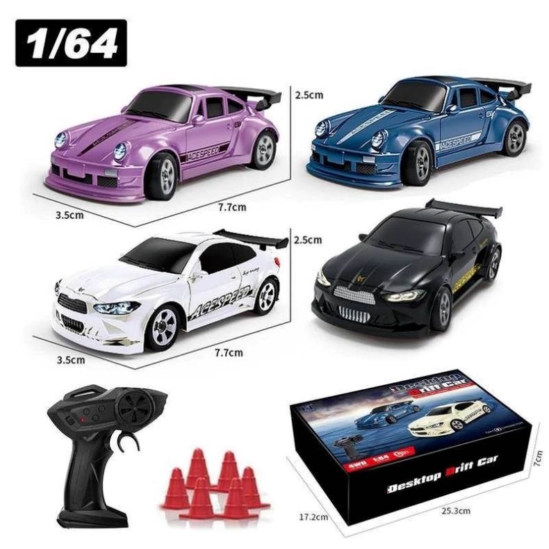 Ô tô điều khiển RC Drift Car 1:64 mini racing 2.4G 4WD - FAYEE Model