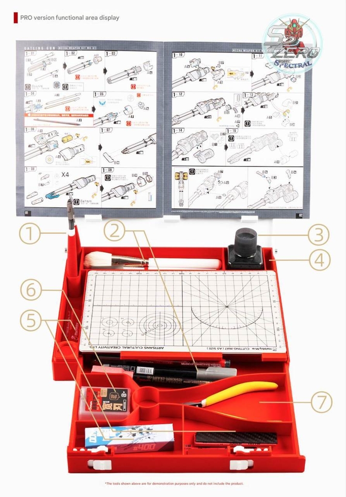 Hộp đựng dụng cụ bàn làm việc 𝑷𝒐𝒓𝒕𝒂𝒃𝒍𝒆 𝑾𝒐𝒓𝒌𝒃𝒆𝒏𝒄𝒉 𝑻𝒐𝒐𝒍 𝑺𝒕𝒐𝒓𝒂𝒈𝒆 𝑩𝒐𝒙 - Hobby Mio