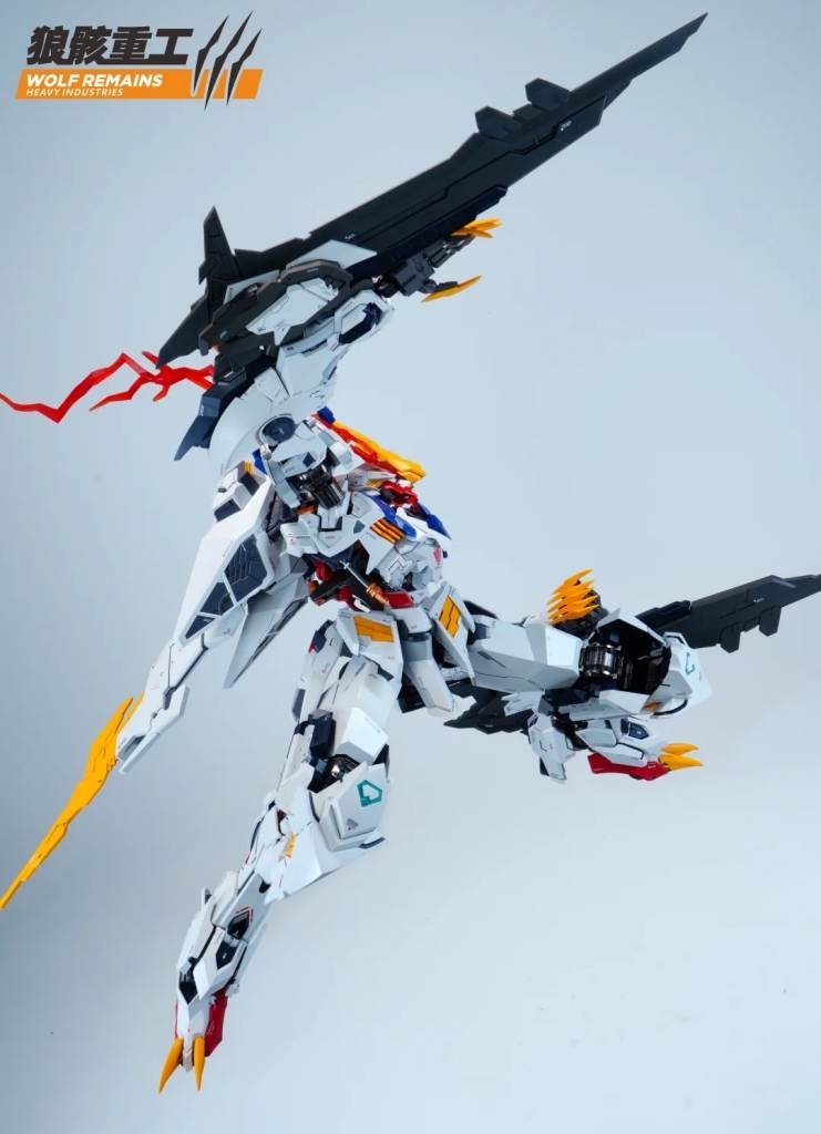 Mô hình lắp ráp PG 1/60 Barbatos Lupus Rex metal frame WOLF REMAINS Model LOGAR