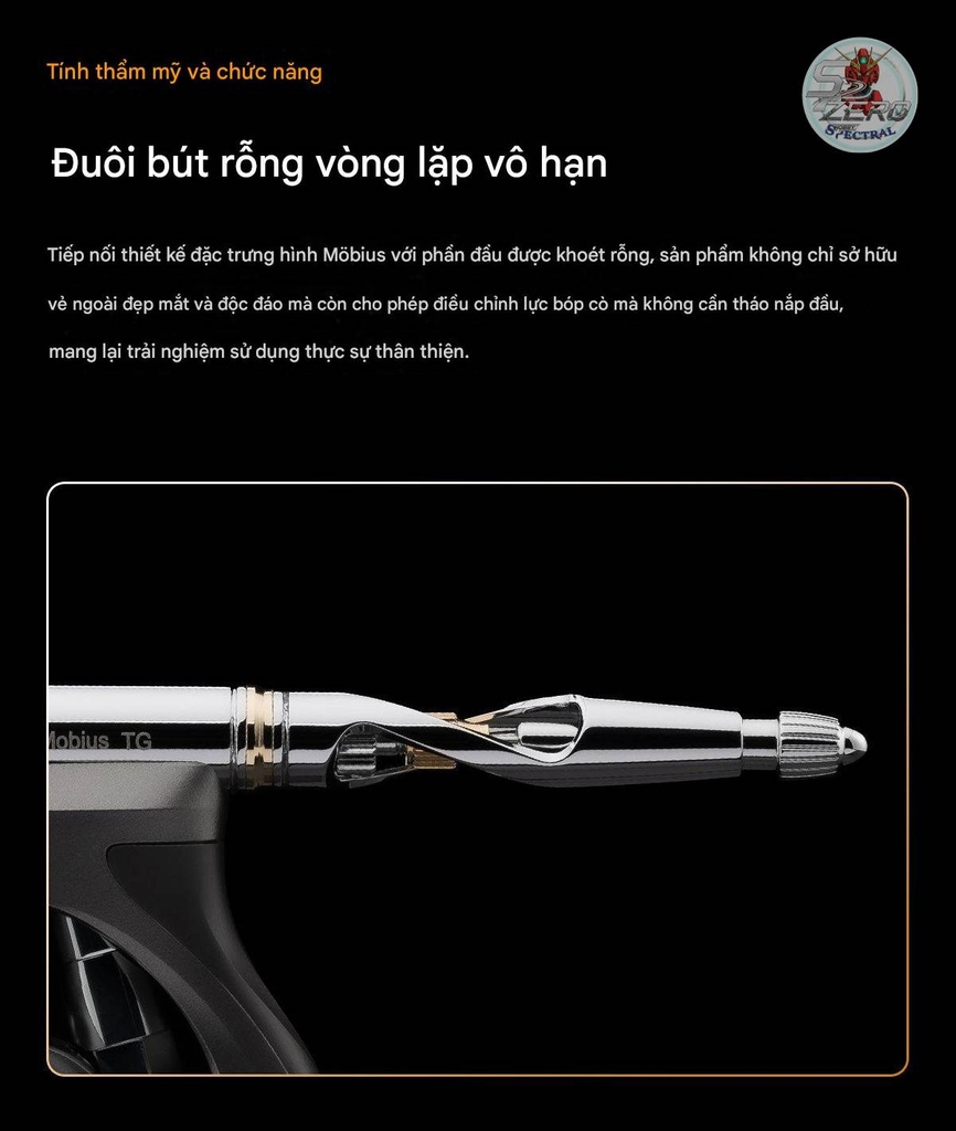 Bút sơn Mobius TG 0.5mm Gaahleri Airbrush Premium