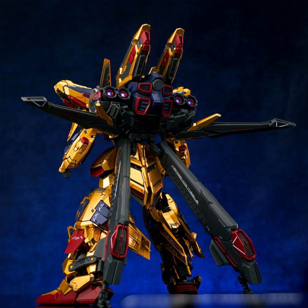 Mô hình lắp ráp MG 1/100 Hyaku Shiki Kai FA FA-100S Golden Warrior Shenma Model (bonus metal frame +base)