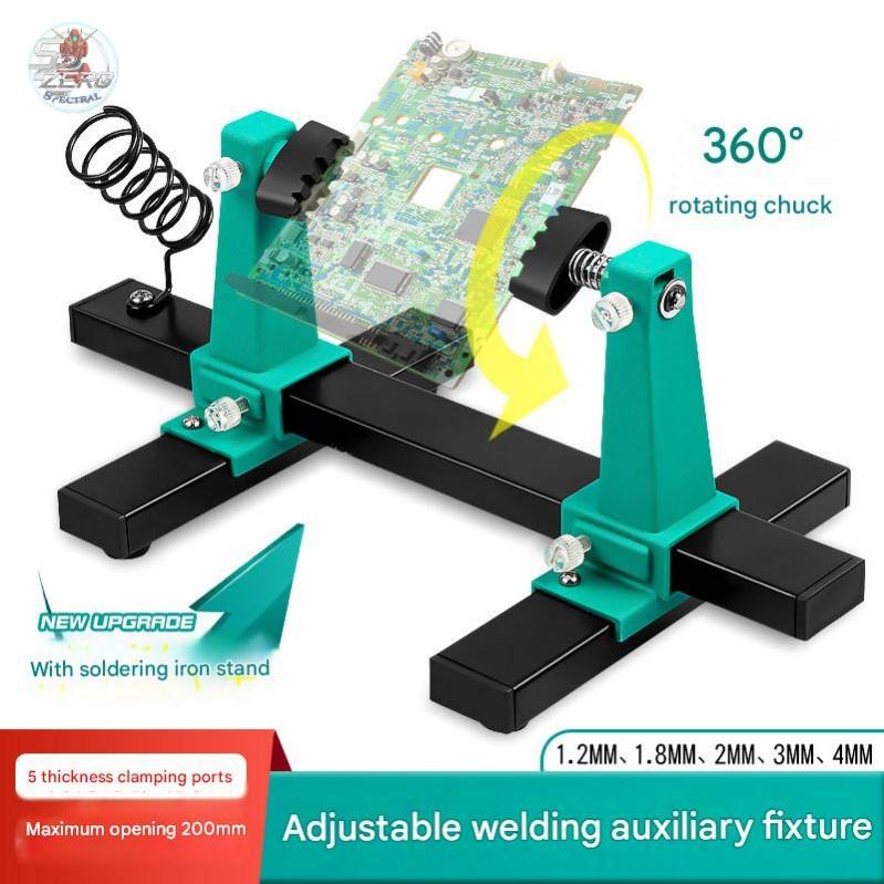 Giá đỡ kẹp hàn mạch, kẹp đế giữ mỏ hàn 360 độ Circuit board Adjustable Soldering Clamp Holder