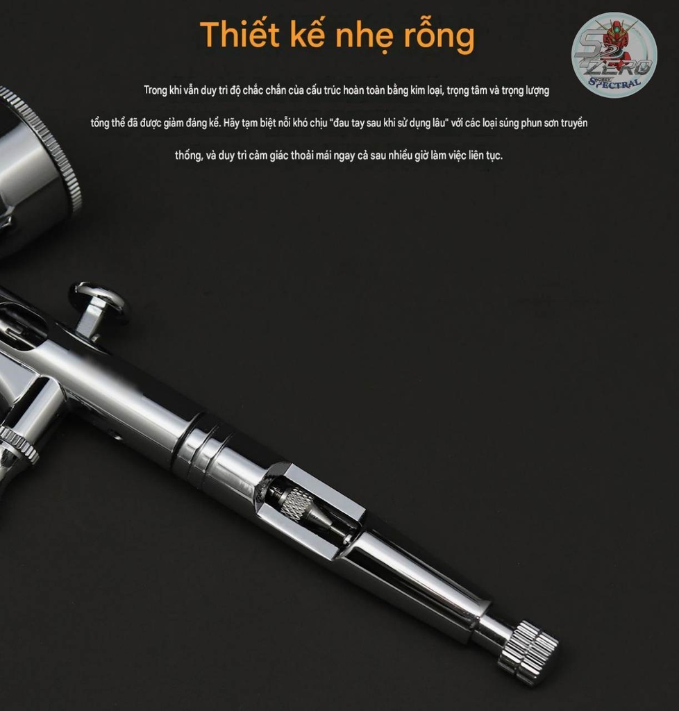 Bút sơn Royal Max Airbrush AB-180 0.2/0.3/0.5mm Dual-action