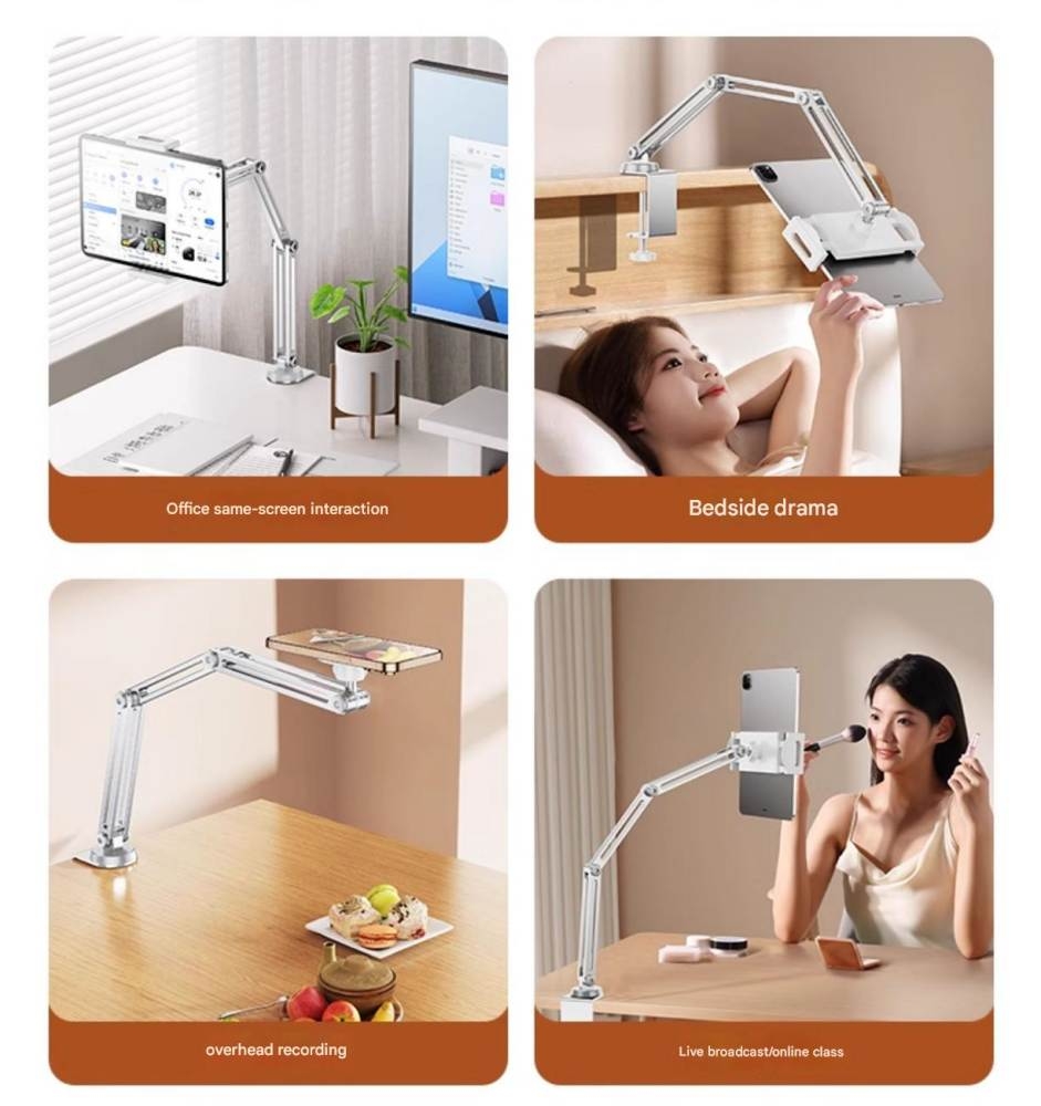 Giá Đỡ Arm nâng Điện Thoại Máy Tính Bảng A50K Cantilevel Aluminum Alloy Bracket 360 Degree Universal stand for phone tablet adjustable