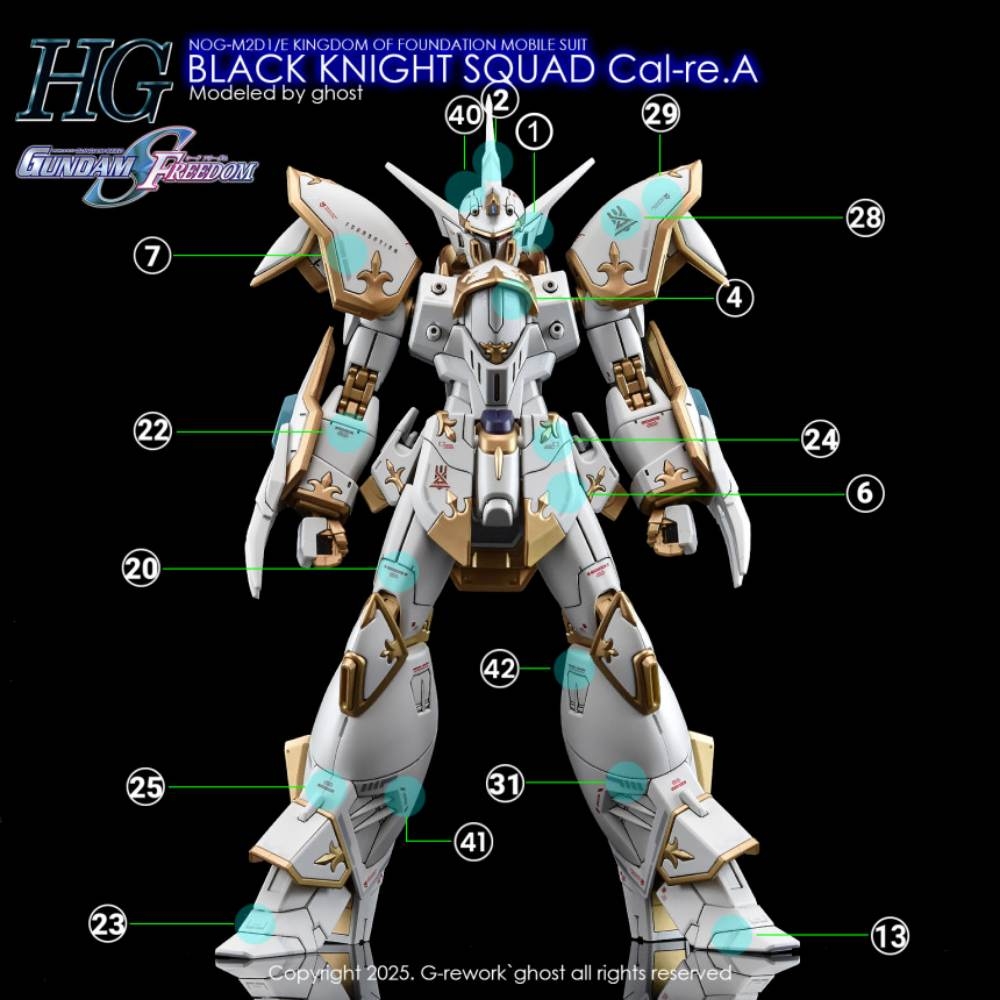 Decal nước Black Knight Squad Cal-re.A