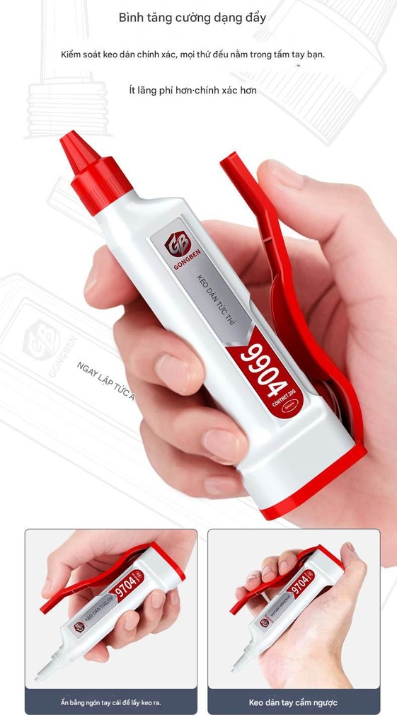 Keo Acrylic đa năng dán trong Glue GONGBEN 9704