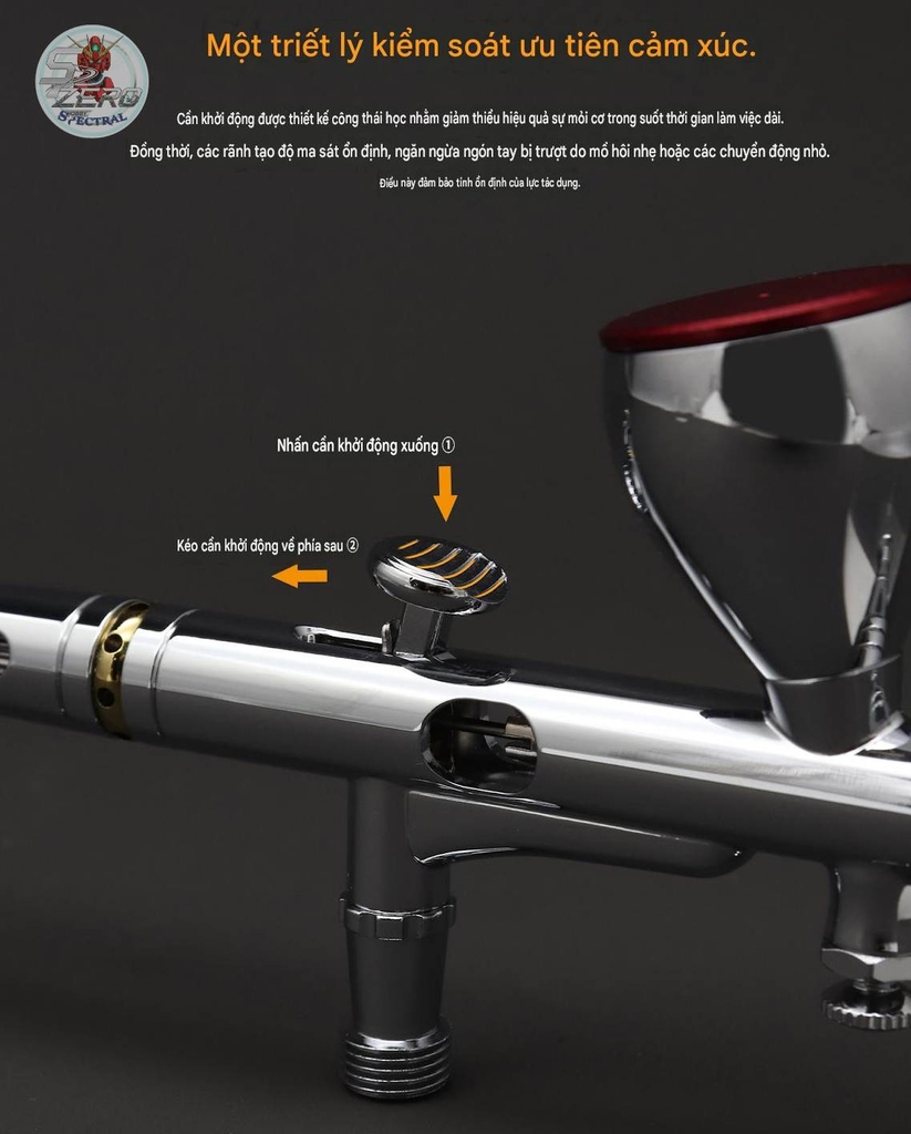 Bút sơn Royal Max Airbrush PDF-151 0.3mm Dual-Action