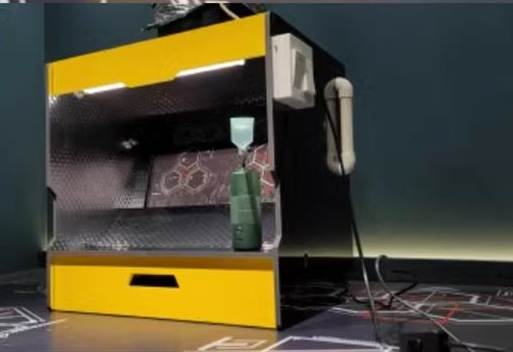 Hộp hút mùi sơn rèm nước CYGF Diversion SPRAY PAINT BOX DIY-BJD (42*34*42cm)