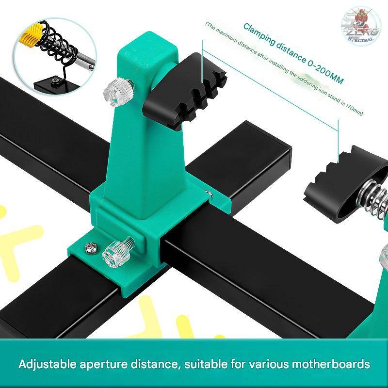 Giá đỡ kẹp hàn mạch, kẹp đế giữ mỏ hàn 360 độ Circuit board Adjustable Soldering Clamp Holder