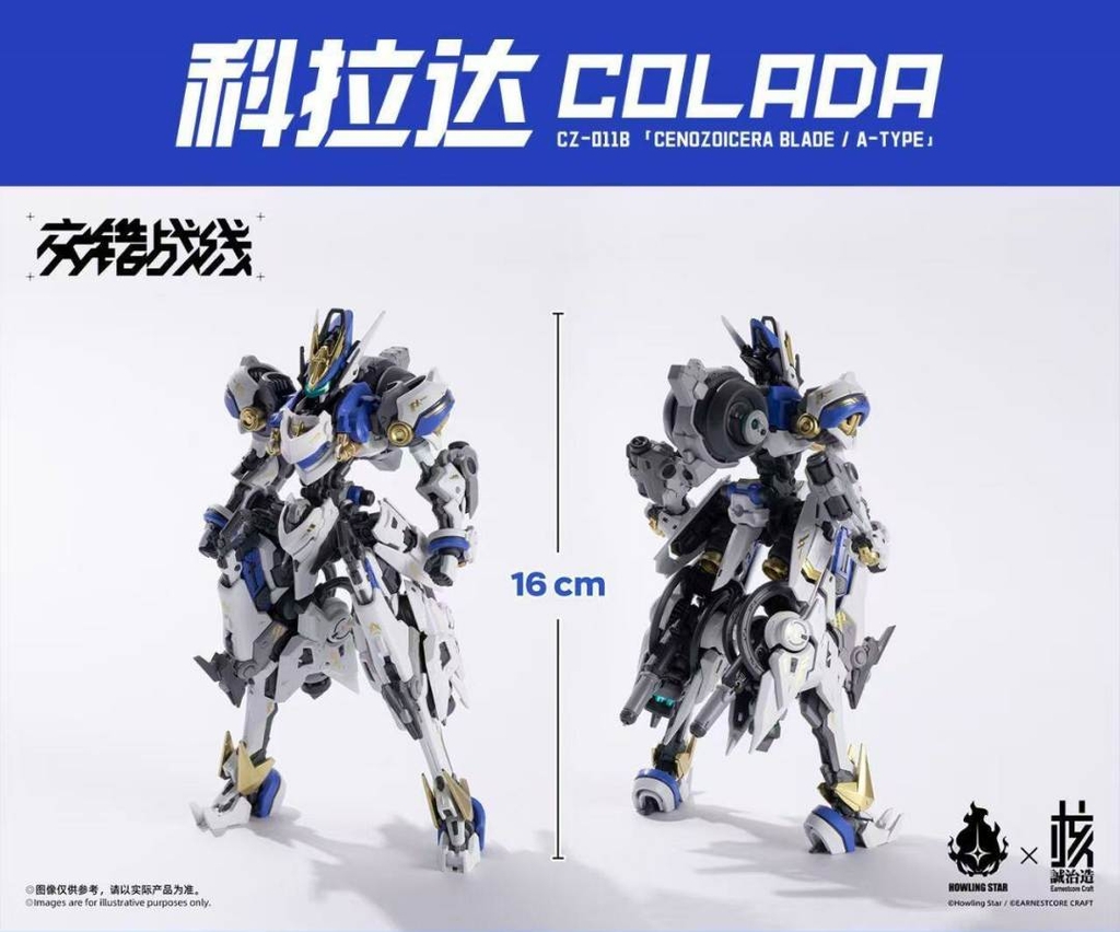 Mô hình lắp ráp 1/100 COLADA CZ-011B Cennozoicera blade A-type HOWLING STAR