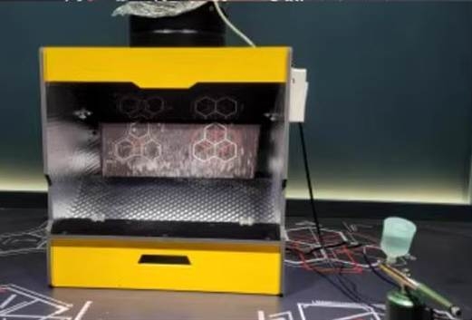 Hộp hút mùi sơn rèm nước CYGF Diversion SPRAY PAINT BOX DIY-BJD (42*34*42cm)