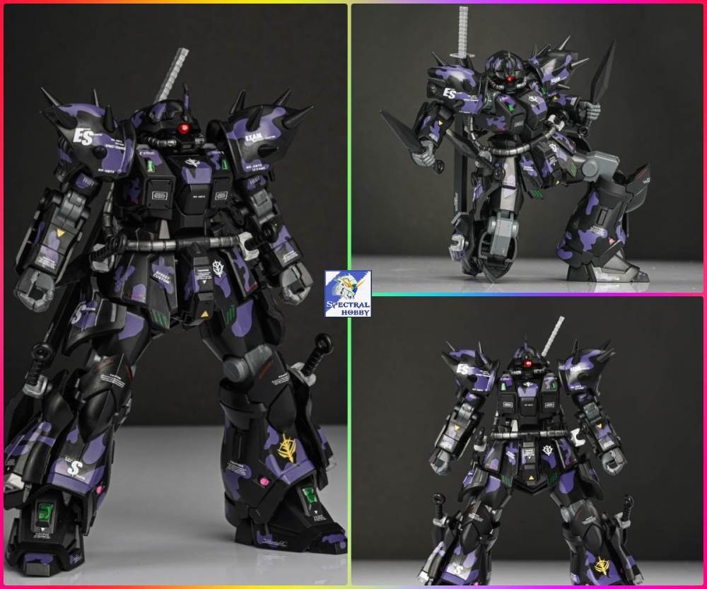 Mô hình lắp ráp Ifrit Nacht HG 1/144 MS-08TX Dark Night Camouflage Night Battle