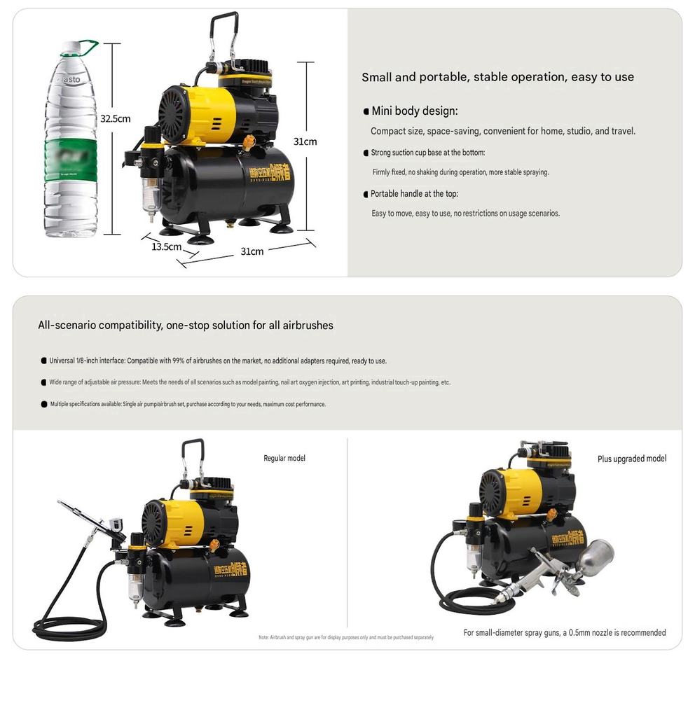 Máy nén khí RoyalMax TC-80T Aircompressor Airbrush sơn mô hình