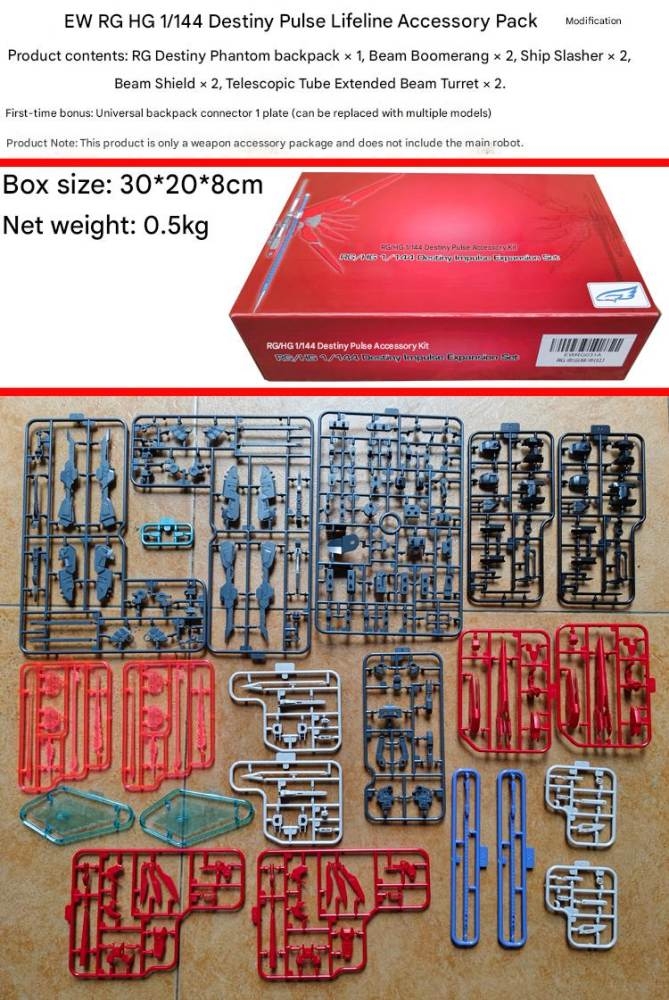 Phụ kiện mô hình Backpack Destiny Impulse cho RG/HG gundam series - EW model