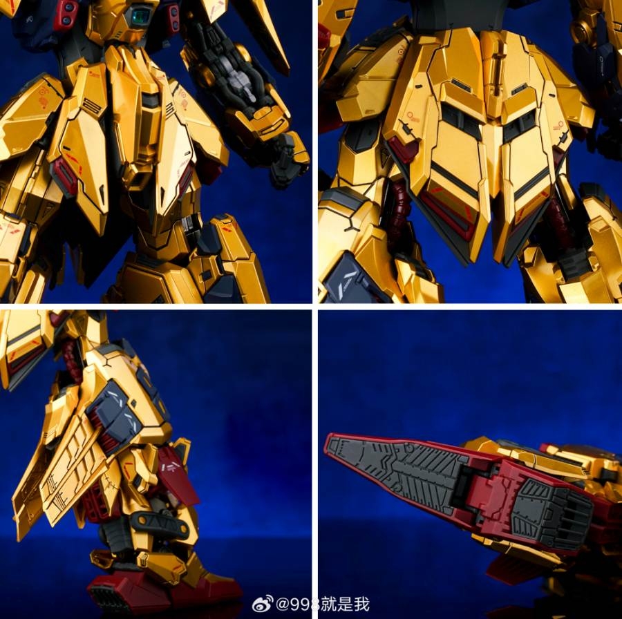 Mô hình lắp ráp MG 1/100 Hyaku Shiki Kai FA FA-100S Golden Warrior Shenma Model (bonus metal frame +base)