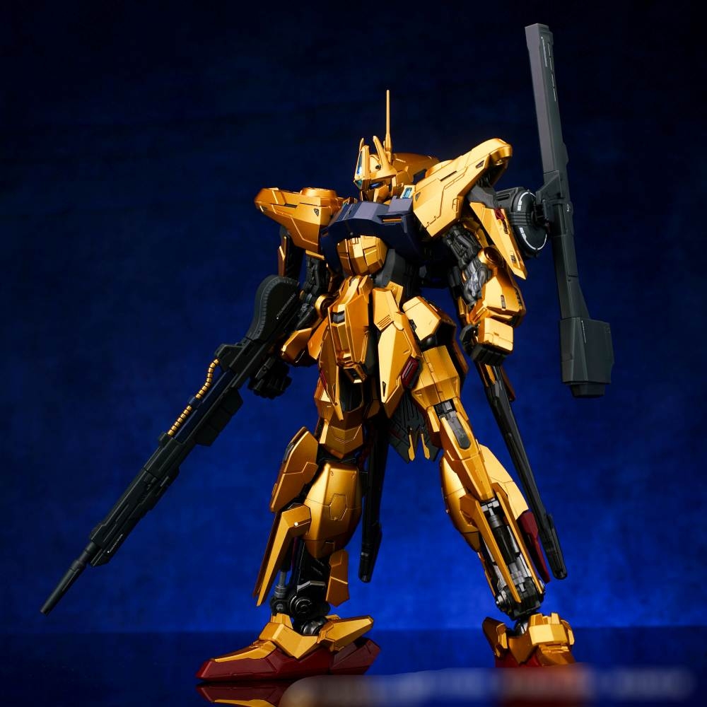 Mô hình lắp ráp MG 1/100 Hyaku Shiki Kai FA FA-100S Golden Warrior Shenma Model (bonus metal frame +base)