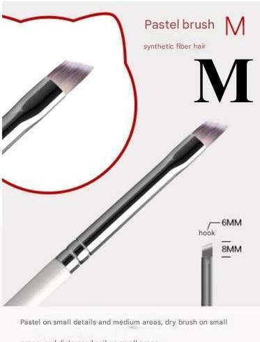 Bút cọ vẽ sơn mô hình hand drawbrush multi-function brush pastel coloring paint dry sweep Hobby Mio