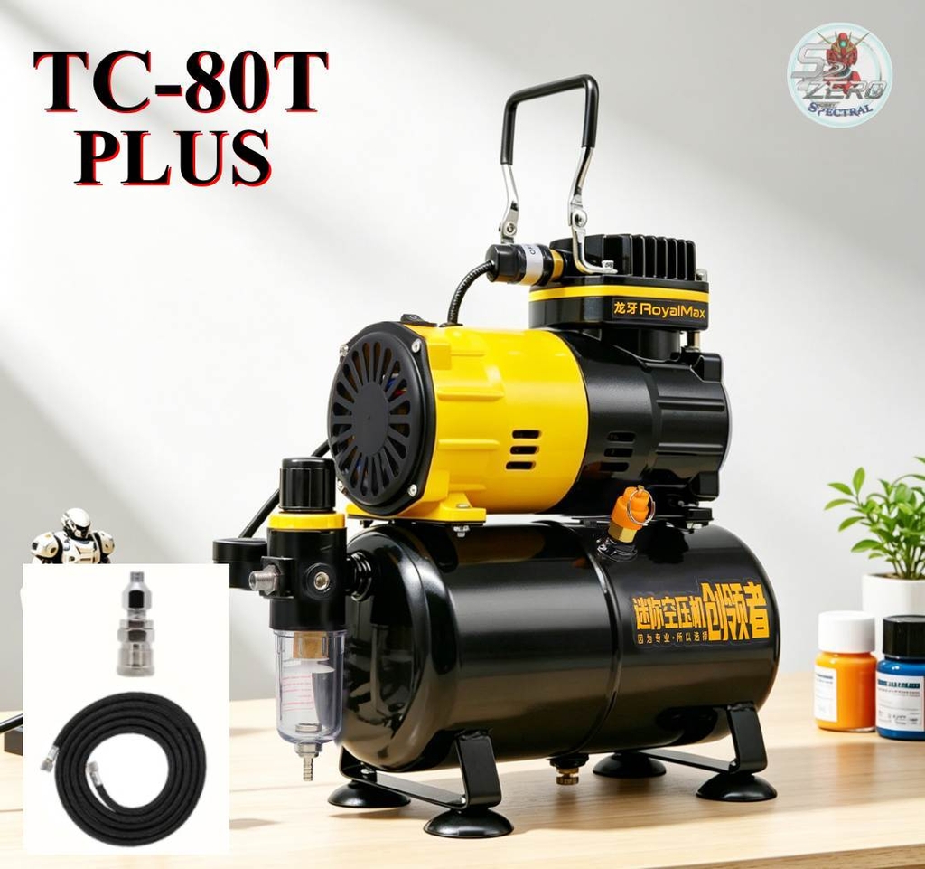 Máy nén khí RoyalMax TC-80T Aircompressor Airbrush sơn mô hình