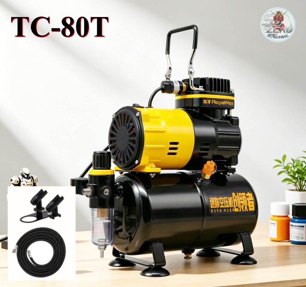 Máy nén khí RoyalMax TC-80T Aircompressor Airbrush sơn mô hình