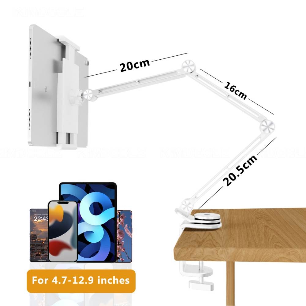 Giá Đỡ Arm nâng Điện Thoại Máy Tính Bảng CT9 Aluminum Alloy Bracket 360 Degree Universal stand for phone tablet stand adjustable