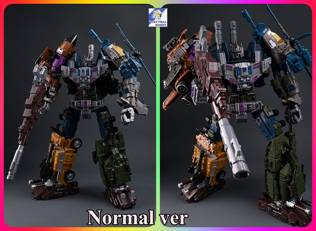 Mô hình Transformer Beast King DF02 Deformation Huntian Leopard Fusion 50cm 5in1 MMC Jinbao