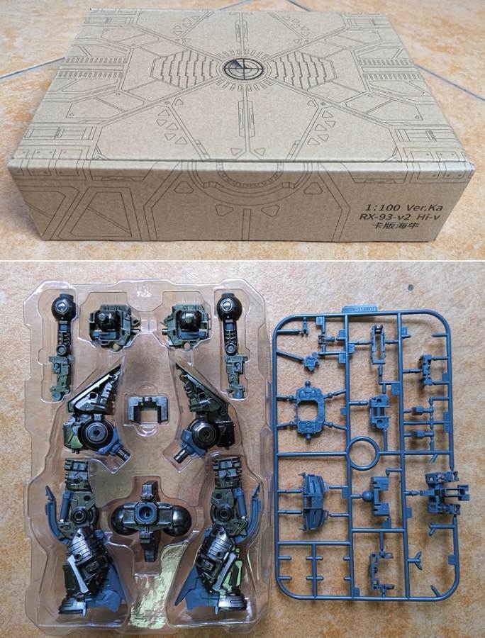 Bộ Metal Frame cho MG HiNu RX93-v2 ver Ka PFS03 Hi-Nu Point Factory