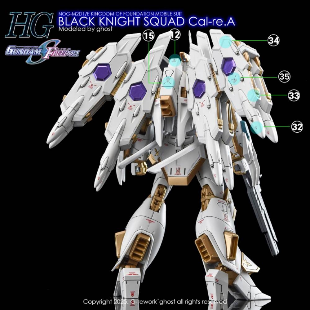 Decal nước Black Knight Squad Cal-re.A