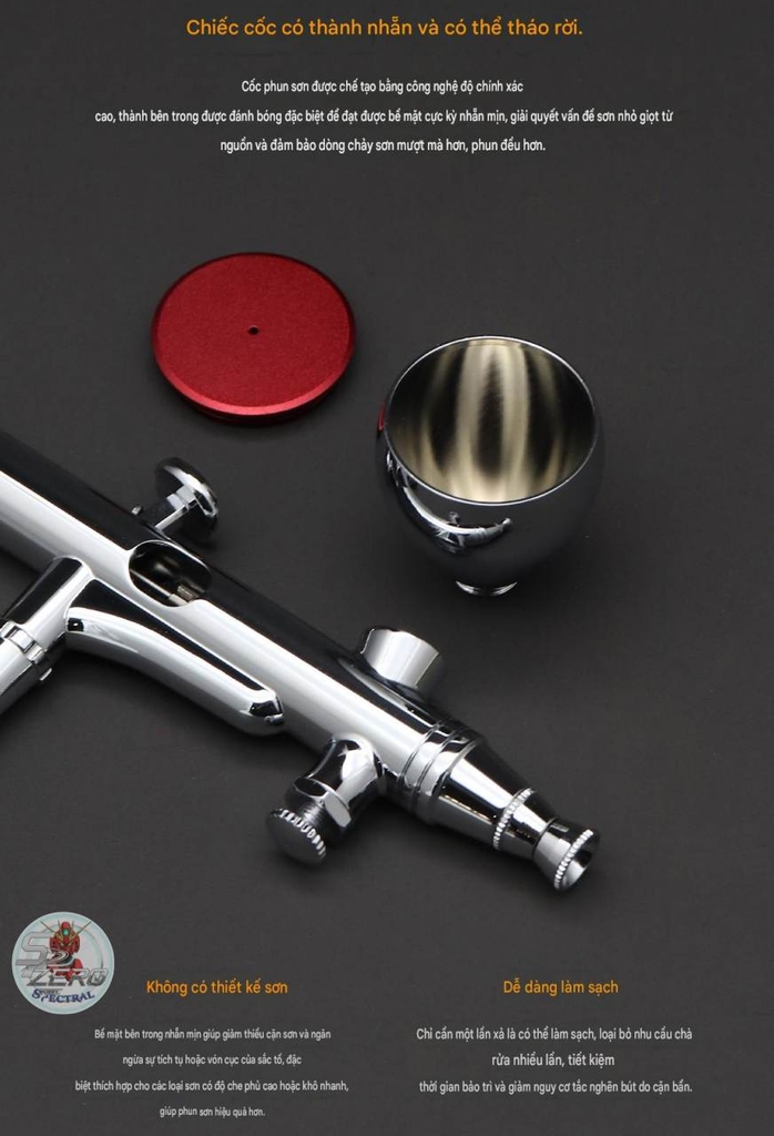 Bút sơn Royal Max Airbrush PDF-151 0.3mm Dual-Action