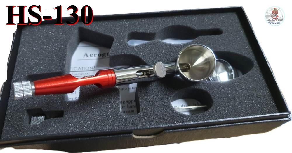 Bút sơn HS130 Airbrush HS-130 0.3mm Haosheng