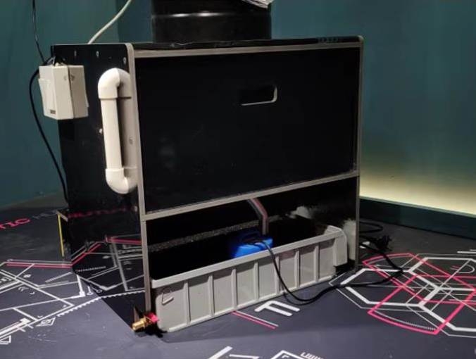 Hộp hút mùi sơn rèm nước CYGF Diversion SPRAY PAINT BOX DIY-BJD (42*34*42cm)