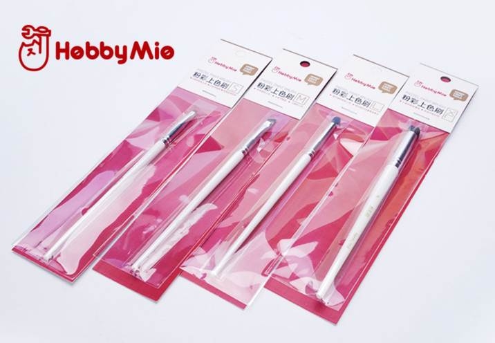 Bút cọ vẽ sơn mô hình hand drawbrush multi-function brush pastel coloring paint dry sweep Hobby Mio