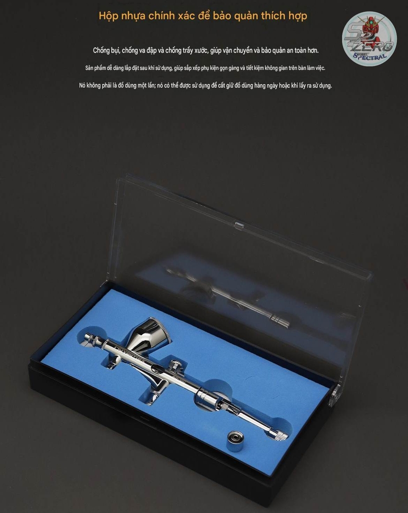 Bút sơn Royal Max Airbrush AB-180 0.2/0.3/0.5mm Dual-action