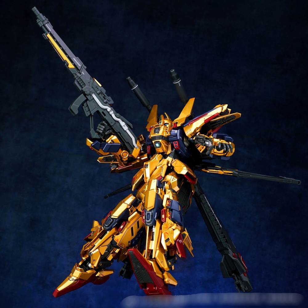 Mô hình lắp ráp MG 1/100 Hyaku Shiki Kai FA FA-100S Golden Warrior Shenma Model (bonus metal frame +base)